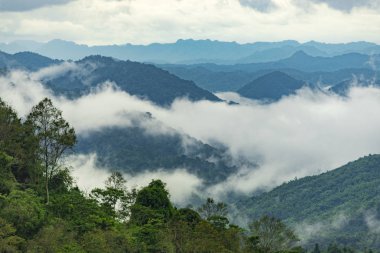 doğal manzaralı, Mae Wong Milli Parkı, Kamphaengphet, Tayland