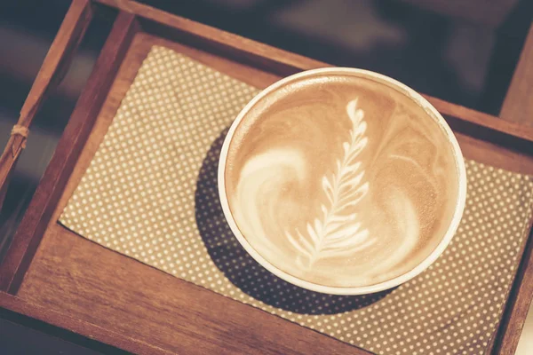 コーヒーや職場の雰囲気 ビンテージ フィルター画像 — ストック写真