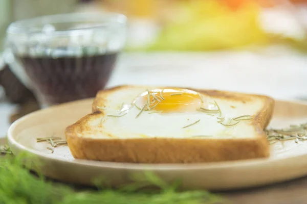 Healthy American Breakfast Close — Stock Photo, Image