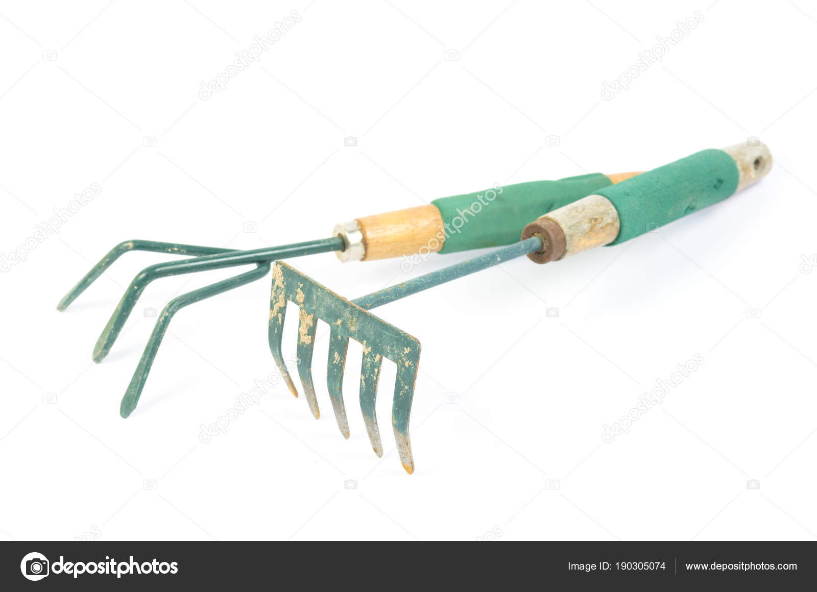 farmer agriculture tools isolated