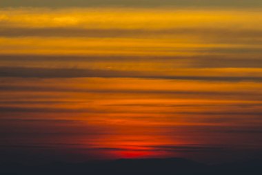 Gün batımının soyut arkaplanı