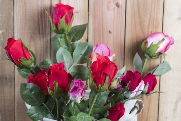 Ros Blomma För Användning Alla Hjärtans Dag — Stockfoto