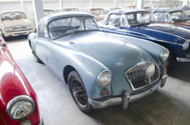 NAKHON PATHOM, THAILAND - December 17, 2015 : Ola vintage car in Jesada Technik Museum is the biggest vehicle museum in Thailand and in the region.