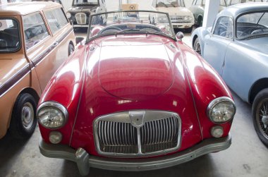 NAKHON PATHOM, THAILAND - December 17, 2015 : Ola vintage car in Jesada Technik Museum is the biggest vehicle museum in Thailand and in the region.