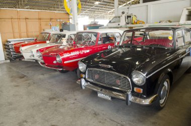 NAKHON PATHOM, THAILAND - December 17, 2015 : Ola vintage car in Jesada Technik Museum is the biggest vehicle museum in Thailand and in the region.