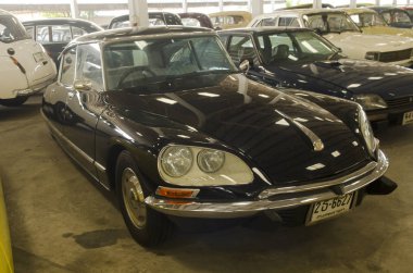 NAKHON PATHOM, THAILAND - December 17, 2015 : Ola vintage car in Jesada Technik Museum is the biggest vehicle museum in Thailand and in the region.