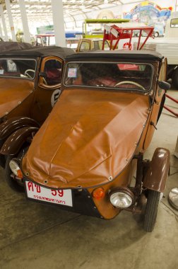 NAKHON PATHOM, THAILAND - December 17, 2015 : Ola vintage car in Jesada Technik Museum is the biggest vehicle museum in Thailand and in the region.