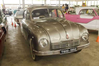 NAKHON PATHOM, THAILAND - December 17, 2015 : Ola vintage car in Jesada Technik Museum is the biggest vehicle museum in Thailand and in the region.