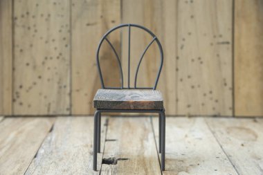 chair on a wooden background