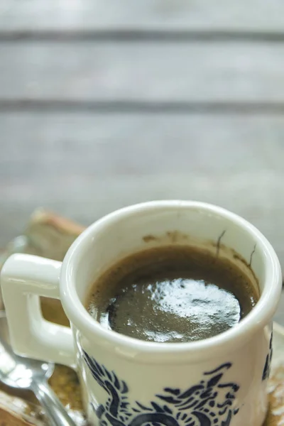 Café Negro Taza — Foto de Stock