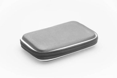 harici Hdd sabit disk kutusu, beyaz arkaplanda izole