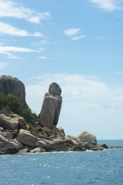 beautiful sea and stones in the ocean