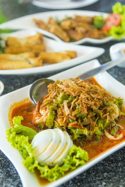 Delicious Thai Food Closeup — Fotografia de Stock