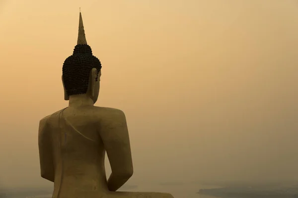 Buddha Staty Templet Thailand — Stockfoto