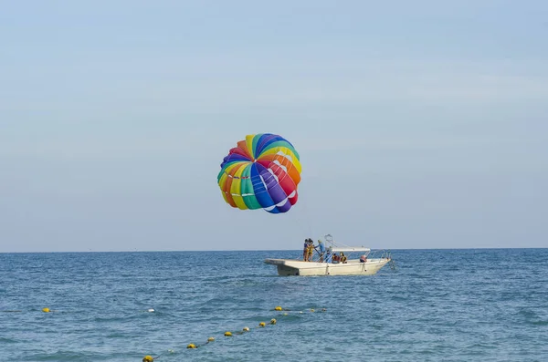 Phuket Thailand Jul 2016 Unidentified Paramania Paramotor Show Children Day — Stock Photo, Image