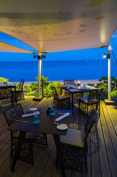 Restaurante Aire Libre Playa — Foto de Stock