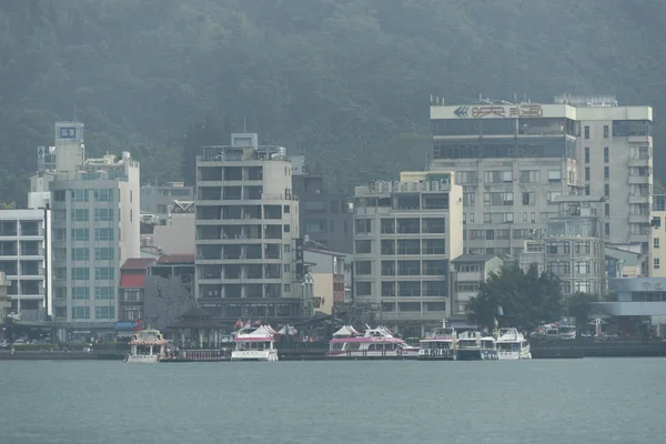 Hong Kong March 2020 Hong Kong Cityscape Embankment Ships View — Stockfoto