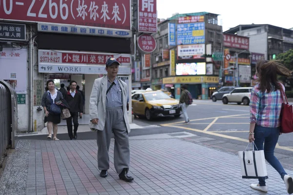 Taipei Taiwan December 2016 People Morning City Life Taipei — Stock Photo, Image