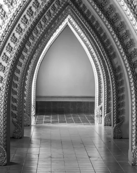 Thai Temple Door Thailand Temple — Stock Photo, Image