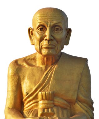 Büyük altın beyaz, Tayland izole Buda