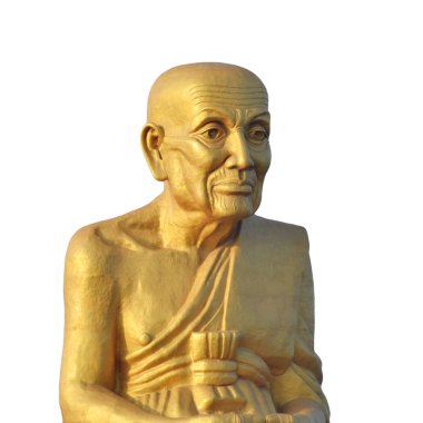 Büyük altın Buddha izole, Tayland