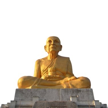 Büyük altın beyaz, Tayland izole Buda