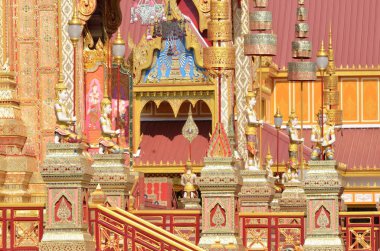 Thai royal cenaze ve tapınak bangkok Tayland