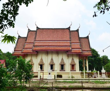 Güzel Tayland Tapınağı manzarası