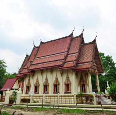 Güzel Tayland Tapınağı manzarası