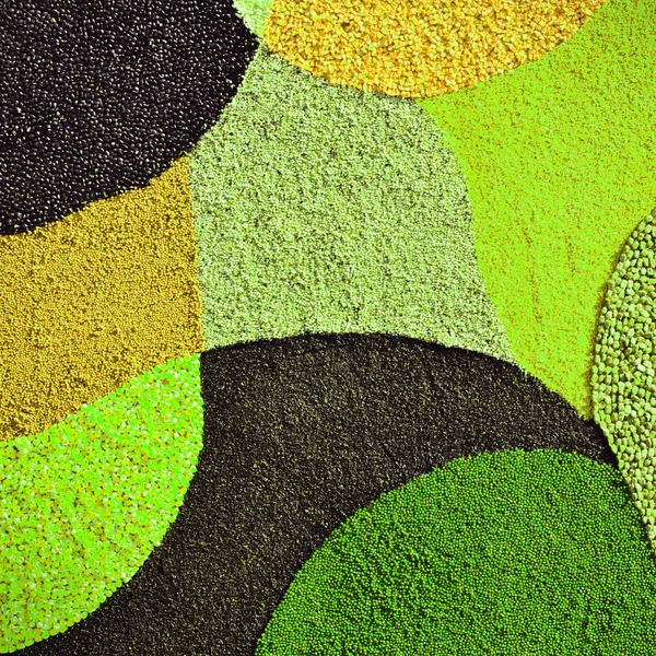 Barevné Obilná Semena Pozadí Abstraktní Pozadí — Stock fotografie