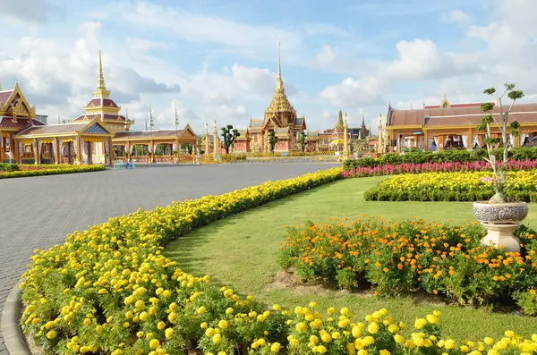 Thai Funerale Reale Tempio Thailandia Bangliguthailandia — Foto Stock