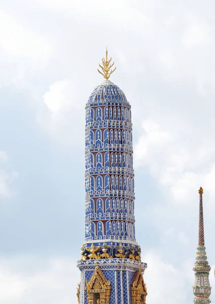 Wat Phra Kaew Pagodas Desde Gran Palacio Tailandia — Foto de Stock