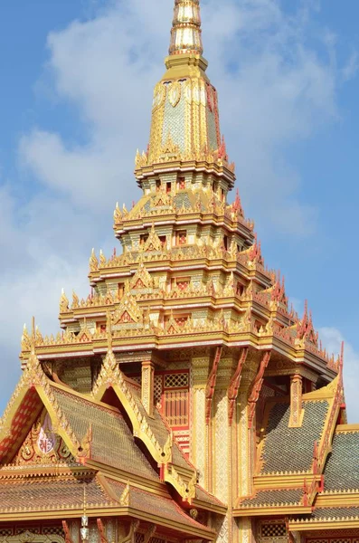 Funeral Real Tailandês Templo Bangkok Tailândia — Fotografia de Stock