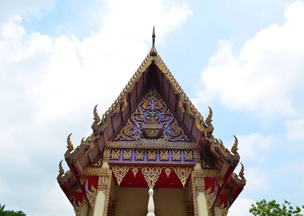 View Beautiful Thai Temple — Stockfoto