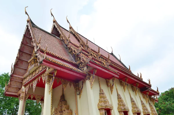 View Beautiful Thai Temple — стоковое фото