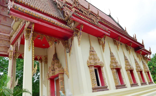 Вид Красивий Тайський Храм — стокове фото