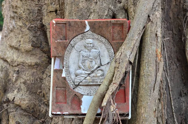 Ancient Antique Buddha Statue — Photo