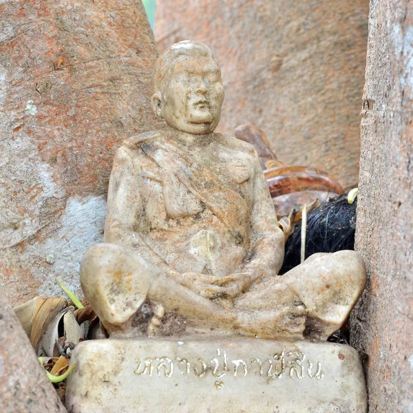 Ancient Antique Buddha Statue —  Fotos de Stock