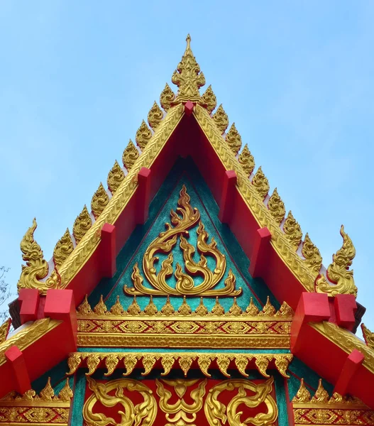 Тайская Скульптура Стене — стоковое фото