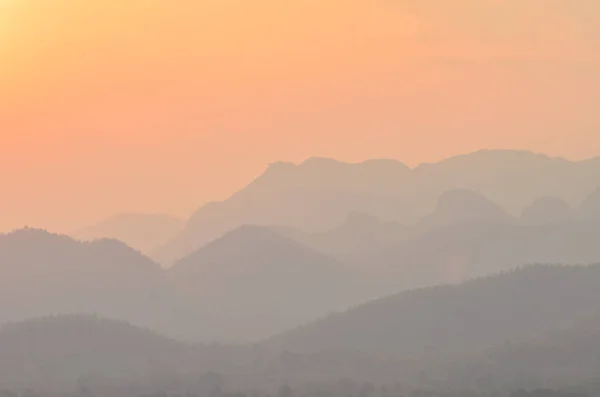 Beautiful Sunset Mountains — Stock Photo, Image