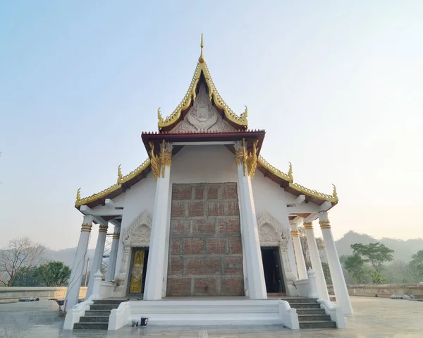 Beautiful Temple Thailand Blue Sky — Foto de Stock