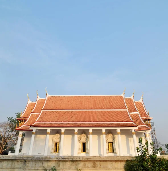 Beautiful Temple Thailand Blue Sky — 스톡 사진