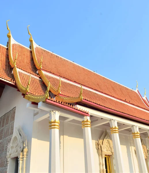 Beautiful Temple Thailand Blue Sky — 图库照片