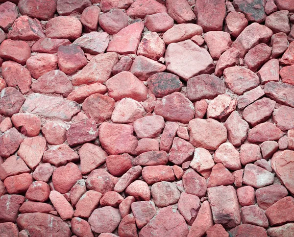 Textura Pared Piedra Roja —  Fotos de Stock