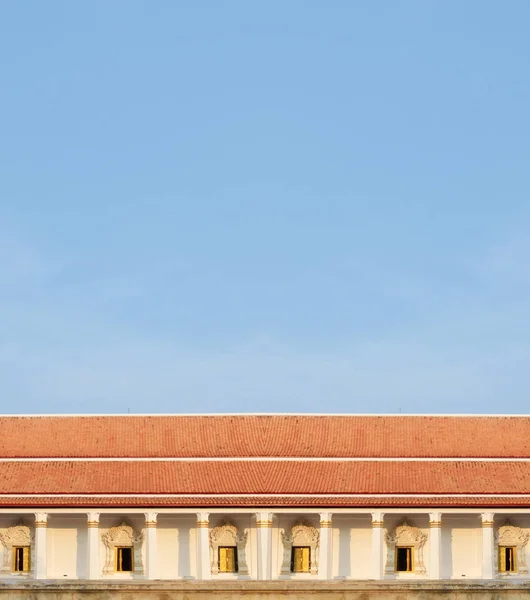 Roof House Blue Sky — Stockfoto