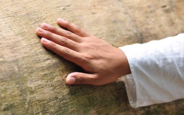 Gövdede yerleştirilen bir el