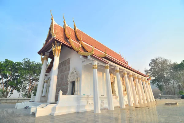 Beautiful Temple Thailand Blue Sky — Stockfoto