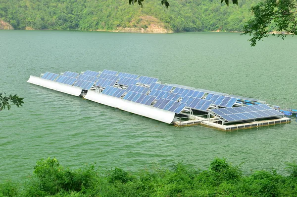 Solar Panels Green Energy Water — 스톡 사진