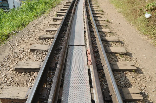 Vista Acima Ferrovia Tailândia — Fotografia de Stock