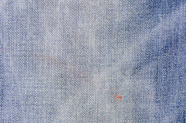 蓝色斜纹棉布牛仔裤纹理背景 — 图库照片